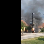 Lángolt egy trafó Soltvadkerten, olyan volt a hangja, mintha petárdák robbantak volna – videó