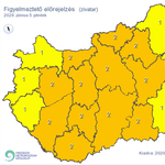 Felhőszakadásra figyelmeztet a meteorológiai szolgálat