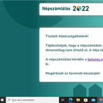 Szerdáig meghosszabbította a KSH az online népszámlálást, mivel a vasárnap esti hajrában lehalt az oldal