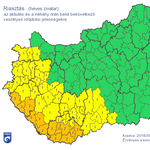 Itt a riasztás: viharos éjszaka jöhet a nyugati megyékben