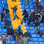 Szurkolói harcok a római derbi után - fotó