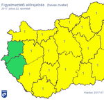 Kiadták a riasztást, keleten leszakadhat az ég