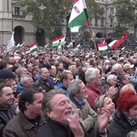 Így láthatta Orbán a tegnapi botránytüntetést - videó