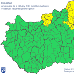 Itt a riasztás: Budapest közelében támad megint a vihar (térképpel)