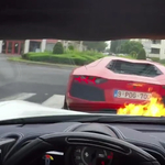 Videó: amikor egy Lamborghini miatt kap majdnem lángra egy Ferrari