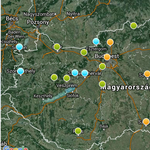 Sok a szálló por, egészségtelen a levegő öt városban - térkép