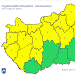 Szerdán bekeményít az időjárás, jönnek a felhőszakadások