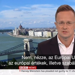 Szijjártó a BBC-ben magyarázta a bizonyítványt: Folyamatos támadás alatt állunk