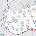 Szürke, esős és szeles időnk lesz kedden