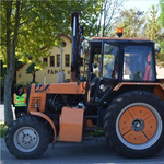 16 éves biciklist gázolt a traktor, azután elhajtott – fotó