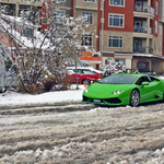 Hóban is lehet nyúzni a Lamborghini Huracant - fotók