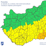 Elszoktunk attól, hogy ilyen időjárástérképet lássunk