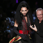 Fotók: Conchita Wurst volt a sztár Gaultier bemutatóján