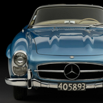 Eladó Juan Manuel Fangio egykori Mercedese 300 SL sportkocsija