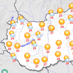 Napos, csapadékmentes lesz a kedd