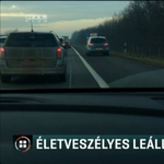 Többen is a leállósávban előzték le a tévéseket