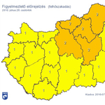 Narancs figyelmeztetést adtak ki Budapestre és több megyére