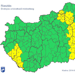 Riasztást adtak ki, sokfelé eshet éjjel is - térképek