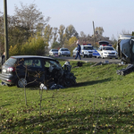 Fotó a Békés megyei halálos baleset helyszínéről