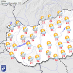 Visszatér a napsütés, de a melegre még várni kell