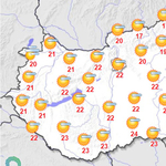 Hétfőn még enyhe, napos idő várható, de aztán jön az eső