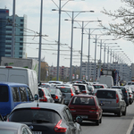 Autósok, szerdától pokoli idők jönnek az Árpád híd pesti hídfőjénél