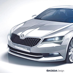 Hivatalos rajzon az új Skoda Superb