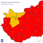 40 fokos forróság után ma leszakadhat az ég