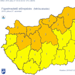 Két hullámban érkezik ma a felhőszakadás