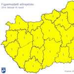 Térkép – figyelmeztetést adtak ki az egész országra