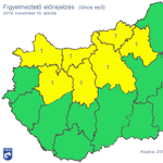 Itt a figyelmeztetés: ónos esőtől csúszhatnak az utak szerdán