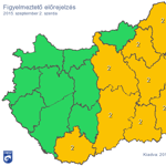 Térkép: kiadták az év utolsó narancs hőségriasztását, de nyugaton már esni fog