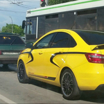 Lebukott a Lada Vesta Sport