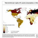 Melyik országban isszák a legtöbb alkoholt a világon? - térkép