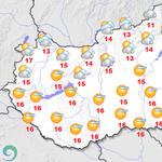 Akár 18 fokot is mutathatnak a hőmérők