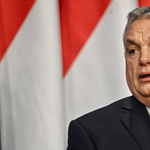 Orbán Viktor beszédet mond a Békemeneten 