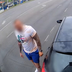 Nem létező kutyára fogta az autós a büntetőfékezést, de videó készült az esetről