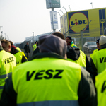 Lidl-blokád: fokozott rendőri ellenőrzés Szigetszentmiklóson 