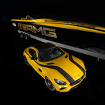 Egy motorcsónak, amelyet a Mercedes AMG GT ihletett