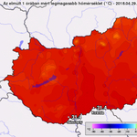 Megdőlt az országos melegrekord