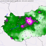Óriási esőfolt takarta el Budapestet – csapadéktérkép