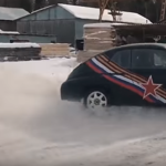 Egy 550 lóerős Pobjeda az orosz válasz Ken Blockra - videó