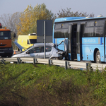 Fotó a 47-esen történt halálos balesetről