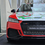 Megnéztük a különleges utolsó győri Audi TT RS Roadstert, amellyel autistákat támogatnak