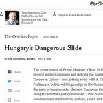 Keményen nekiment az Orbán-kormánynak a New York Times