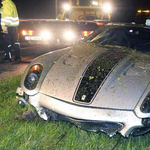 Lezúztak egy Ferrari 599 GTO-t Németországban – fotó