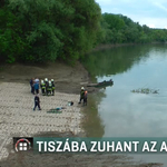 A Tiszába esett egy autó, a sofőr csak a csobbanást hallotta