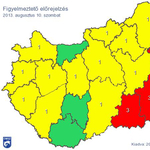 Térkép: itt marad szombaton is a meleg