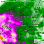 Itt esik majd a legtöbb eső a hétvégén - térkép
