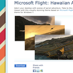 Letölthető Microsoft Flight téma a Windowshoz
